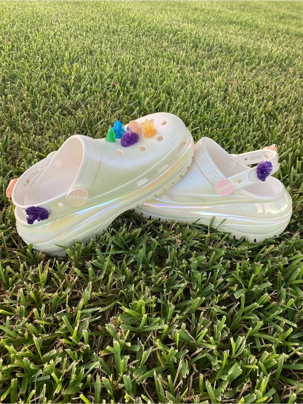 Crocs Classic Mega Crush Clog Lil Nas X Iridescent M10 W12